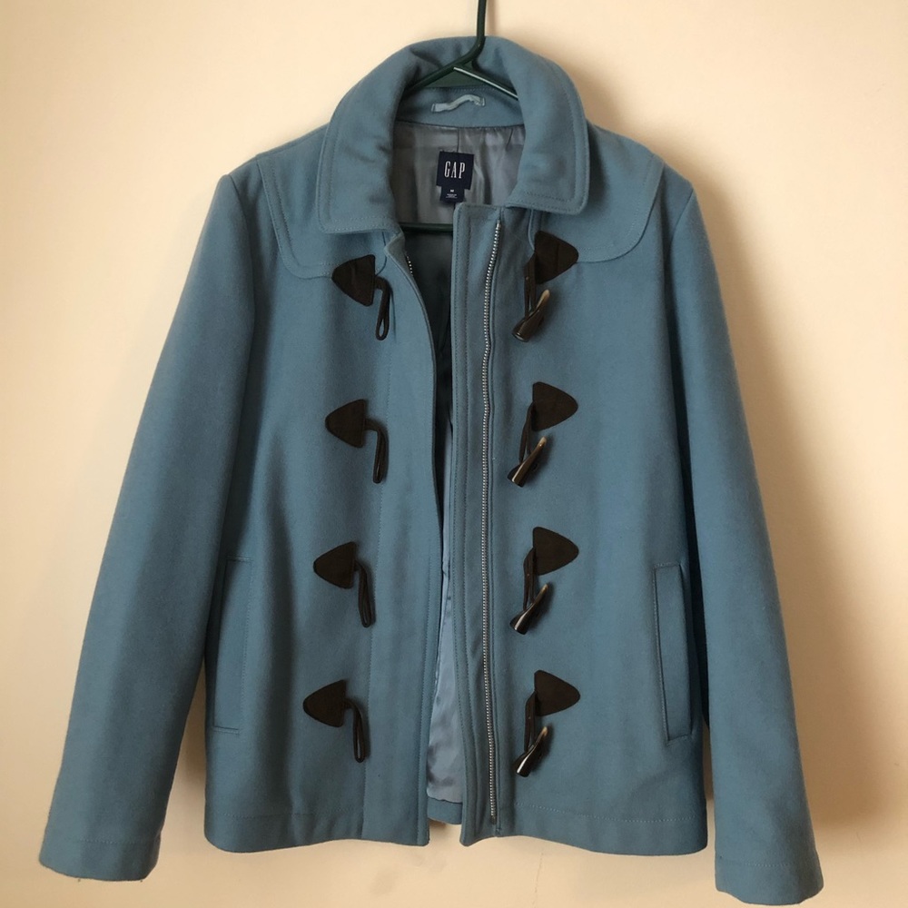 Pretty Teal/Turquoise Pea coat